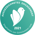 Ausgezeichnetes Engagement / empfohlen von GoVolunteer.com